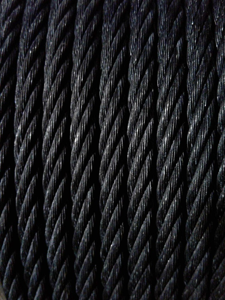 Black Powder Coated Galvanized Wire Rope Cable 1/8″ 7×19 – 100 ~ 1000 ft