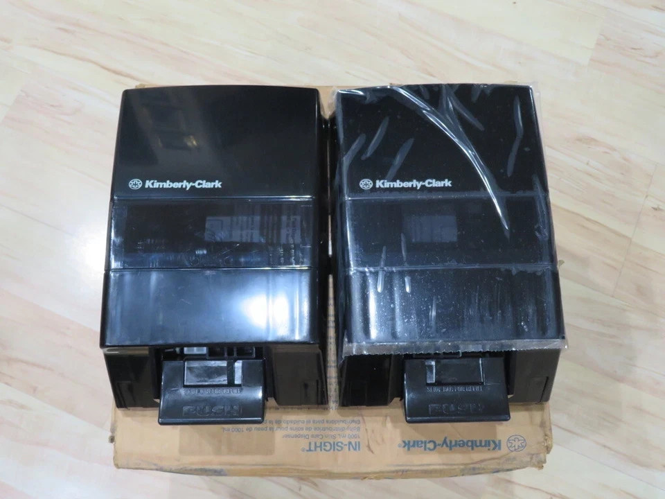 New 6 Kimberly Clark Black In Sight 1000mL Skin Care Soap Dispenser 9210710