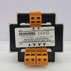 NORATEL TYPE FR78B-400115 ISOLATING TRANSFORMER 90VA IP20 NEW