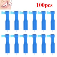 100pcs Dental Disposable Prophy Angles Top Quality Latex Free Soft or Firm CN