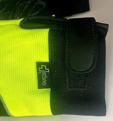 ORR Safety Hi-Vis Work Gloves – Yellow/Black Size Small