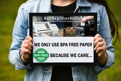 50 Coreless Rolls, 2 1/4 x 85 Thermal Paper Receipt Rolls Fits Ingenico ICT220