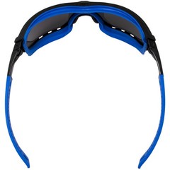 Birdz Eyewear Gasket Safety Padded Powersports Sunglasses Blue with Smoke Lens