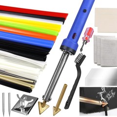100W Plastic Welding Kit, Welder Soldering Iron Kit with 121pcs Blue