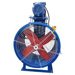 220V Axial Flow Fan 24in Spray Booth Paint Fumes Blower 1450rpm 1500W