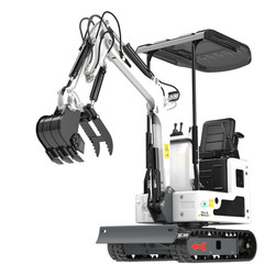 Mini Excavator 1 Ton 13.5hp Mini Digger Crawler Track Gas EPA Engine USA Stock