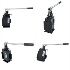Single-Acting Hydraulic Pump 1.5CID Manual With Release Knob 3 Qts