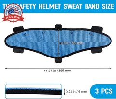 Hard Hat Sweatbands, Sweat Band for Safety Helmet, Washable Hard Hat Cooling Lin