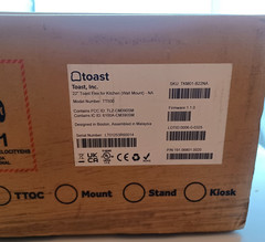 Toast Flex 22″ POS Kitchen Display Touch Screen Monitor With Wall Mount – TT500