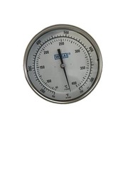 WIKA Adjustable Bimetal Thermometer 0-250 Degrees F/ 0-400 Degrees C – Used
