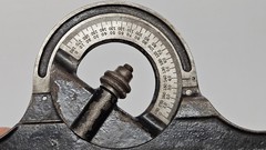 The L S Starrett Co. ATHOL MASS. Protractor Head Starrett No. 490