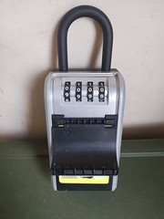 Master Lock Portable Combination Lock Box 5480D “(No Combination Code)” Locked.