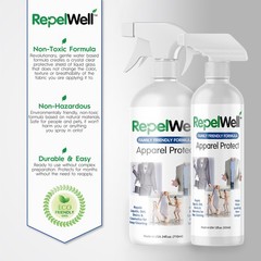 RepelWell Apparel Protect (12oz) Stain & Water Repellent 12 Fl Oz (Pack of 1)