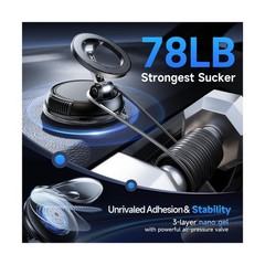 ANDERY Car Phone Holder for Magsafe [78+LBS Strongest Suction & 240… Fast Ship