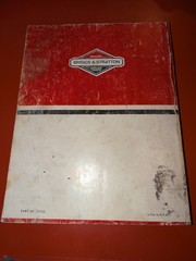 Briggs & Stratton Service and Repair Instructions Manual #270962 PB C-1976