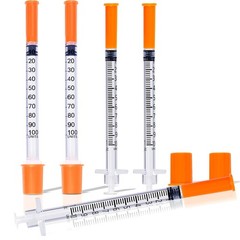 High-Quality 25 Pack Sterile Syringes 30G 1ml-5/16 Inch for Precise Measurements