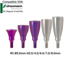 Fits Straumann ITI RC Healing Abutments Closure Caps Titanium Regular Screw