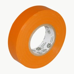 JVCC E-Tape Colored Electrical Tape: 3/4 in. x 66 ft. (Orange)