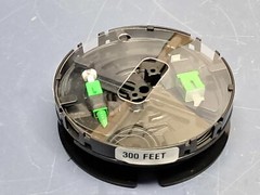 Clearfield SRD-C1SA-DZZC Deploy Fiber Reel, Simplex, SC/APC, 300ft