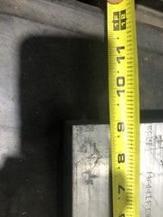 1-1/2″ X 5” ALUM. 6061 FLAT BAR SOLID 8-7/8” Long Bar Stock Left Over Stock