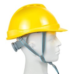TRQWH Yellow Safety Hard Hat Adjustable Vents Cotton Sweatband Safety Helmet