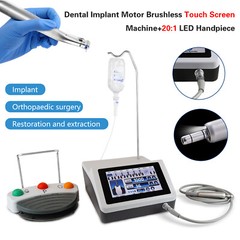 Dental Implant Motor System Surgical Brushless Motor 20:1 Contra Angle YBB