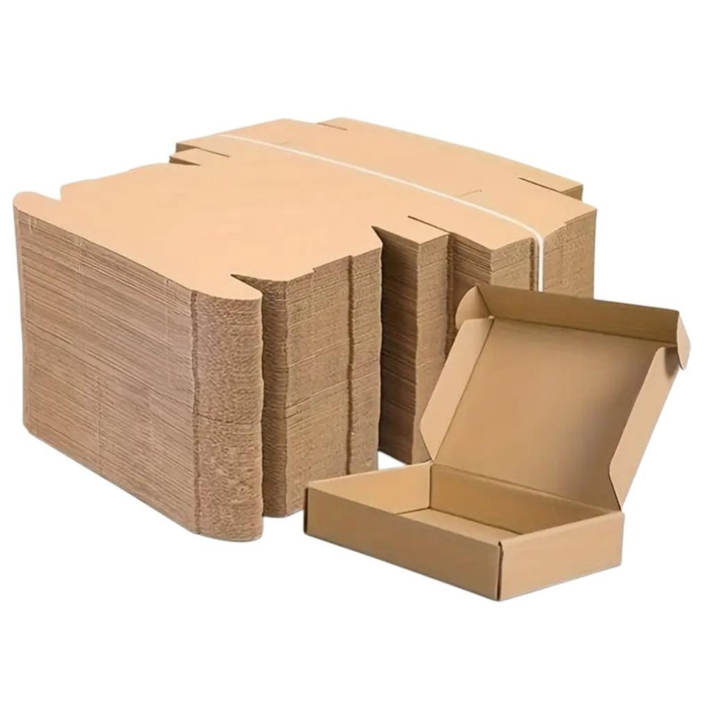 100 5x3x1 Cardboard Boxes Shipping Box Brown Mailing Packing Corrugated Paper