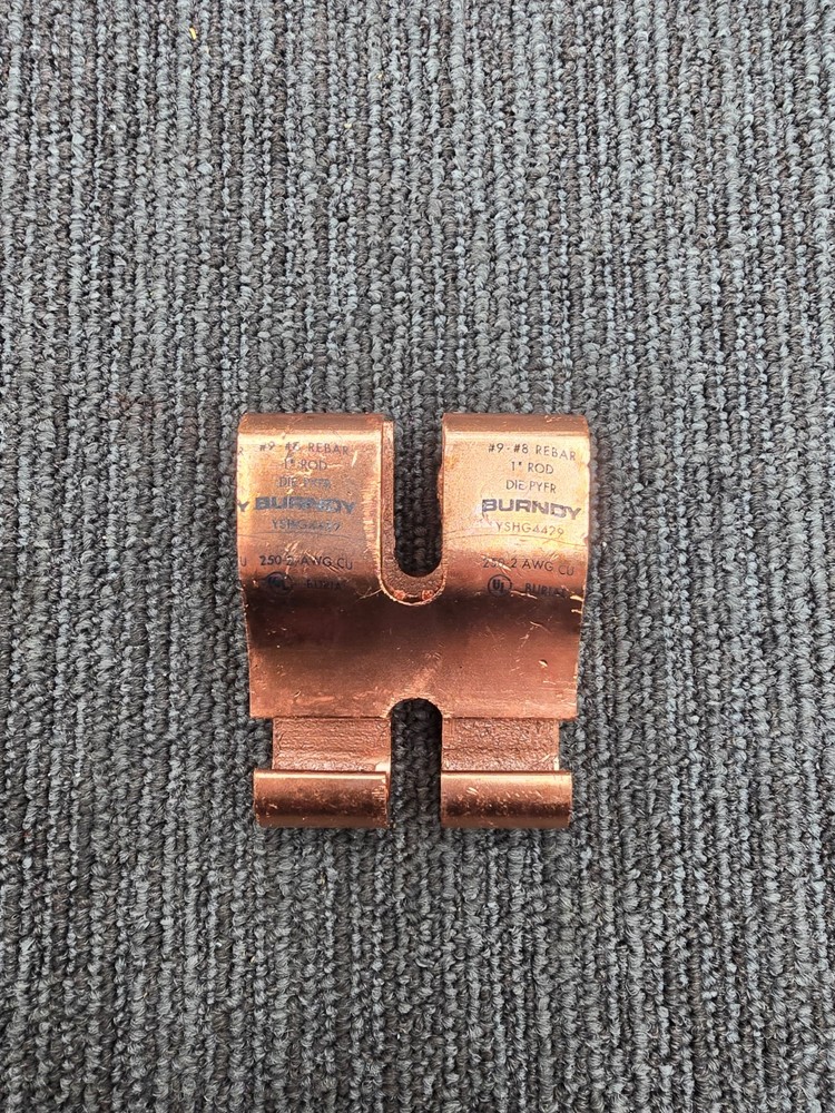 Burndy YSHG4429 Copper Compression Double H-Tap Connector 2 AWG-250 kcmil
