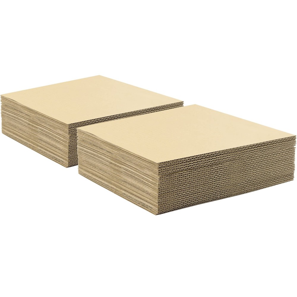 Golden State Art, 50 pack 8×10 Corrugated Cardboard Sheets 8×10, 50-pack