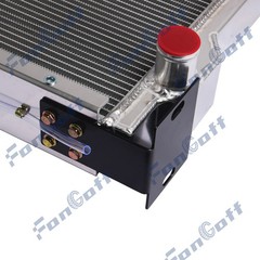 RE38664 Aluminum 3 Row Radiator Fits John Deere 4050 4055 4250 4255 4450 4455