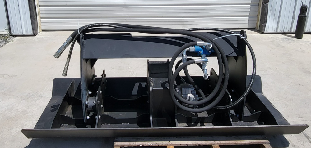 JCT Vibratory Compactor Hydraulic Skid Steer Grader Attachment Bobcat