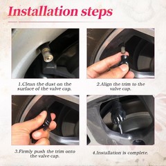 4PCS Middle Finger Universal Valve Stem Caps, Funny Airtigh Color: Flesh Color