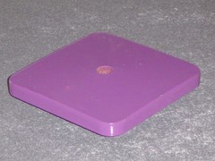 Used Purple Candy Machine Metal Lid. 6 1/4″ Inner Diameter Square * NICE *