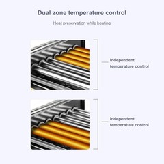 Hot Dog 5-10 Rollers Grill Cooker Machine 1700w-Commercial Grade-Stainless Steel