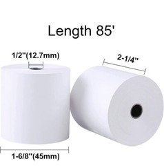 LabelMore 2-1/4″ x 85′ Thermal Paper Tape (40 Rolls)