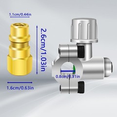 A/C Retrofit Valve Kit BPV31 Bullet Piercing Tap Line Yellow Repair Tool