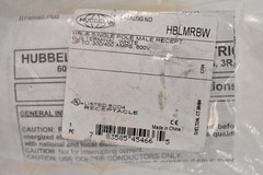 Hubbell HBLMRBW Combination Outlet Receptacle White 251-300A 551-600V Industrial