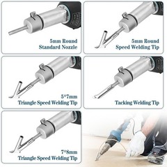 Welding Tip Nozzles for Vinyl PVC Plastic Sheet Hot Air Weldings Heat8144