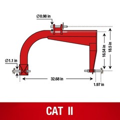 MechMaxx 3-Point 8FT Disc Mower, 6 Disc, For 50-100HP Tractor, Cat.2, DM8
