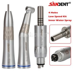 1:1 Dental Low Speed Contra Angle &Air Motor 4 Hole Inner Internal Spray