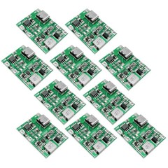 10x 3.7V 9V Micro USB/Type-C 18650 Lithium Battery Charging Board Charger Module