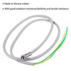 Dental 4 Hole Silicone Hose Tubing Tube for High Fast/Low Slow Speed Handpiece B