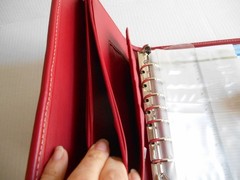Franklin Covey Day One Compact Red Planner Binder 7 Rings