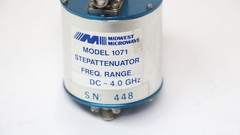 Midwest Microwave Stepattenuator Model 1071 Freq. range DC-4.0GHZ