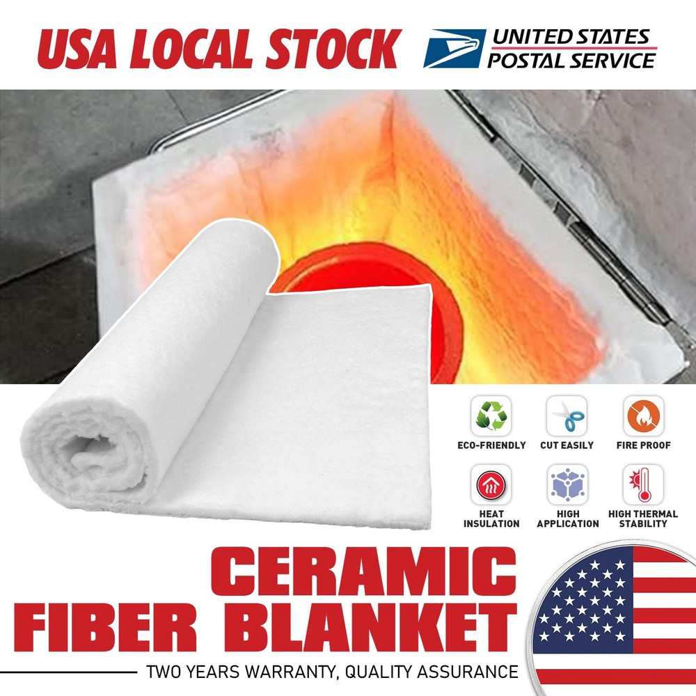 Long Service Life 24″x48″ Ceramic Fiber for Industrial Duct Heat Insulation