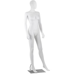 70” PP Female Mannequin Full Body with Metal Base and Adjustable Head Arms Legs