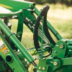Titan Attachments 60in Root Grapple Bucket Attachment Fits John Deere Loaders
