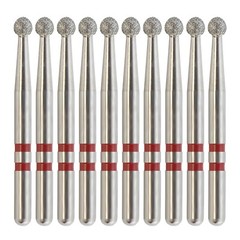 Zirconia Diamonds Friction Grip Burs Egg Football Ball Round End Taper Cylinder