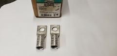 2-PC Panduit LCA300-58-X Copper Compression Lug 1 Hole Std Barrel 5/8″ Stud NEW