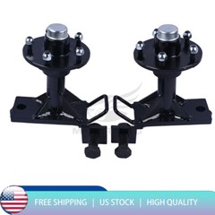 5x 5.5 Lug Superior Shipping Container Wheels, Bolt-on Spindle Kit(thick)